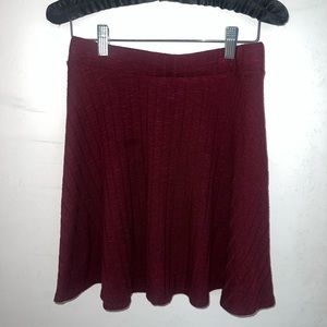 Maroon Skater Skirt